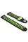 Ремінець BeCover Nike Style для Xiaomi Amazfit Bip/Bip Lite/Bip S Lite/GTR 42mm/GTS/TicWatch S2/TicWatch E Black-Green (705703)