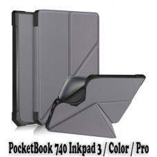 Чохол-книжка BeCover Ultra Slim Origami для PocketBook 740 Inkpad 3/Color/Pro Gray (707455)