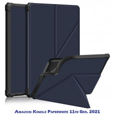 Чохол-книжка BeCover Ultra Slim Origami для Amazon Kindle Paperwhite 11th Gen. 2021 Deep Blue (707219)