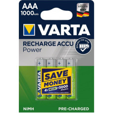 Акумулятор Varta Recharge Accu AAA/HR03 Ni-MH 1000 mAh BL 4шт