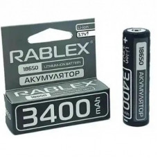 Акумулятор Rablex 18650 Li-Ion 3400mAh (без захисту)