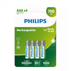 Акумулятор Philips AAA/HR03 NI-MH 700 mAh BL 4шт