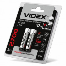 Акумулятор Videx AA/HR06 2700 mAh BL 2шт