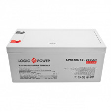 Акумуляторна батарея LogicPower 12V 250AH (LPM-MG 12 - 250 AH) AGM мультигель