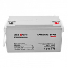 Акумуляторна батарея LogicPower 12V 80AH (LPM-MG 12 - 80 AH) AGM мультигель