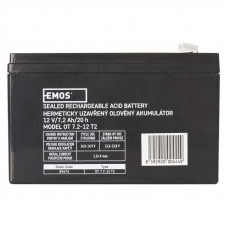 Акумуляторна батарея Emos B9674 12V 7.2AH (FAST.6.3 MM) AGM