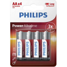 Батарейка Philips Power Alkaline AA/LR6 BL 4 шт