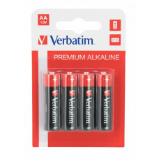 Батарейка Verbatim Alkaline AA/LR06 BL 4шт