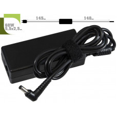 Блок живлення 1StCharger для ноутбука Dell 19V 60W 3.16A 5.5х2.5мм + каб.живл. (AC1STDE60WD)