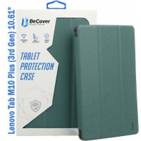 Чохол-книжка BeCover Soft Edge для Lenovo Tab M10 Plus TB-125F (3rd Gen)/K10 Pro TB-226 10.61" Dark Green (708368)