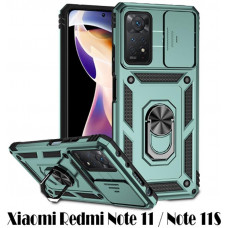 Чохол-накладка BeCover Military для Xiaomi Redmi Note 11/Note 11S Dark Green (707416)