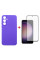 Чохол-накладка Dengos для Samsung Galaxy S23 FE SM-S711 Purple (DG-KM-12) + захисне скло
