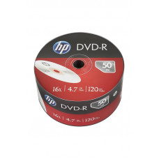 Диски DVD-R HP (69303 /DME00070-3) 4.7GB 16x, без шпинделя, 50 шт