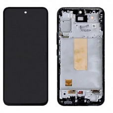 Дисплей Samsung SM-A546 Galaxy A54 5G (2023) у зборі з сенсором та рамкою Awesome Black service orig (L26905)