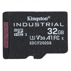 Карта пам`ятi MicroSDHC 32GB UHS-I/U3 Class 10 Kingston Industrial (SDCIT2/32GBSP)