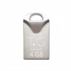 Флеш-накопичувач USB 4GB T&G 106 Metal Series Silver (TG106-4G)
