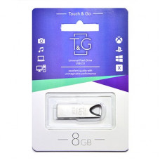 Флеш-накопичувач USB 8GB T&G 117 Metal Series Silver (TG117SL-8G)