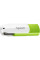 Флеш-накопичувач USB 64GB Apacer AH335 White/Green (AP64GAH335G-1)