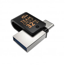 Флеш-накопичувач USB3.1 32GB OTG Type-C Team M181 Black (TM181332GB01)