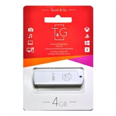 Флеш-накопичувач USB 4GB T&G 011 Classic Series White (TG011-4GBWH)