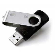 Флеш-накопичувач USB2.0 8GB GOODRAM UTS2 (Twister) Black (UTS2-0080K0R11)