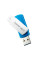 Флеш-накопичувач USB3.1 32GB Apacer AH357 Blue/White (AP32GAH357U-1)