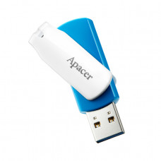 Флеш-накопичувач USB3.1 64GB Apacer AH357 Blue/White (AP64GAH357U-1)