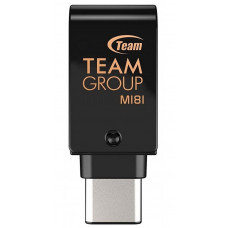 Флеш-накопичувач USB3.1 256GB OTG Type-C Team M181 Black (TM1813256GB01)