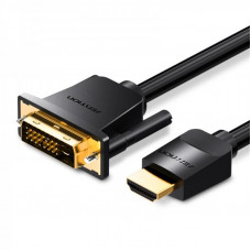 Кабель Vention DVI - HDMI V 1.4 (M/M), 1.5 м, Black (ABFBG)