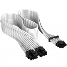 Кабель-перехідник Corsair Premium Individually Sleeved 12+4pin PCIe Gen 5 12VHPWR 600W cable, Type 4, WHITE (CP-8920332)