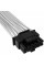 Кабель-перехідник Corsair Premium Individually Sleeved 12+4pin PCIe Gen 5 12VHPWR 600W cable, Type 4, WHITE (CP-8920332)