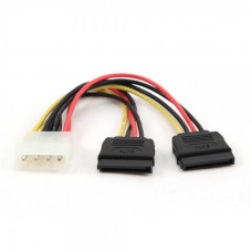 Кабель живлення Cablexpert (CC-SATA-PSY) Molex M/F - 2хSATA, 0,015 м