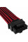 Кабель-перехідник Corsair Premium Individually Sleeved 12+4pin PCIe Gen 5 12VHPWR 600W cable, Type 4, RED/BLACK (CP-8920334)