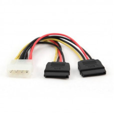 Кабель живлення Cablexpert (CC-SATA-PSY-0.3M) Molex M/F - 2хSATA, 0.03 м