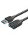 Кабель Vention OTG USB3.0 AF - USB3.0 AM, 3 m, Black (VAS-A45-B300)