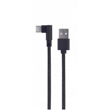 Кабель Cablexpert USB - USB Type-C (M/M), 0.2 м, черный (CC-USB2-AMCML-0.2M)