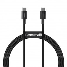 Кабель Baseus Superior Fast Charging USB Type-C - USB Type-C (M/M), 1 м, Black (CATYS-B01)