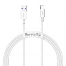 Кабель Baseus Superior Fast Charging USB - USB Type-C (M/M), 2 м, White (CATYS-A02)