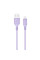 Кабель ColorWay USB - Lightning (M/M), soft silicone, 2.4 А, 1 м, Purple (CW-CBUL044-PU)