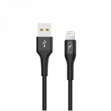 Кабель SkyDolphin S05L TPE Frost Line USB - Lightning (M/M), 1 м, Black (USB-000549)