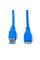 Кабель Prologix (PR-USB-P-12-30-3m) USB 3.0 AM/MicroBM, синій, 3м