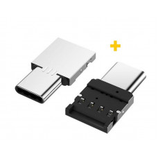 Адаптер XoKo AC-045 USB-USB Type-C Silver 2шт. (XK-AC045-SL2)