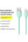 Кабель Baseus Jelly Liquid Silica Gel USB - Lightning (M/M), 2.4 A, 2 м, Green (CAGD000106)