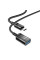 Кабель Hoco U107 USB Type-C - USB V 3.0 (M/F), 1.2 м, чорний (U107CU3BK)