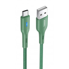 Кабель Usams US-SJ460 USB - USB Type-C, 1.2 м, Green (SJ460USB02)