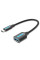 Кабель Vention USB 3.1 Type-C - OTG USB3.0 AF, 0.15 m, Black (CCVBB)