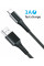 Кабель Grand-X USB-USB Type-C, 3A, 1.2м, Fast Сharge, Black (FC-12B)