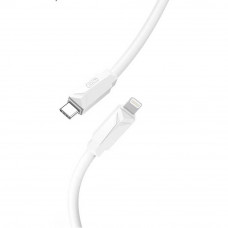 Кабель XO NBQ233A USB Type-C - Lightning (M/M), 1 м, White (NBQ233A-TC-1-WH)