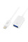 Перехідник SkyDolphin OT01 Lightning - USB (M/F) White (ADPT-00028)