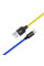 Кабель ColorWay USB - micro USB (M/M), 2.4 А, 1 м, Blue/Yellow (CW-CBUM052-BLY)